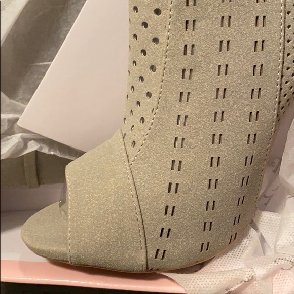 Peep Toe Booties - Picture 2 of 4